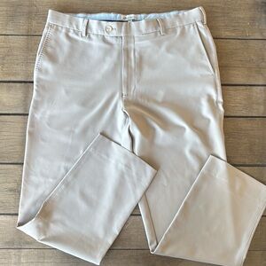 Peter Millar Mens Performance Khkai/Tan 35” 28” Pants
